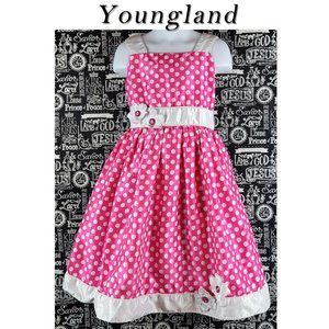 Youngland Polka Dot Dress Size 6X